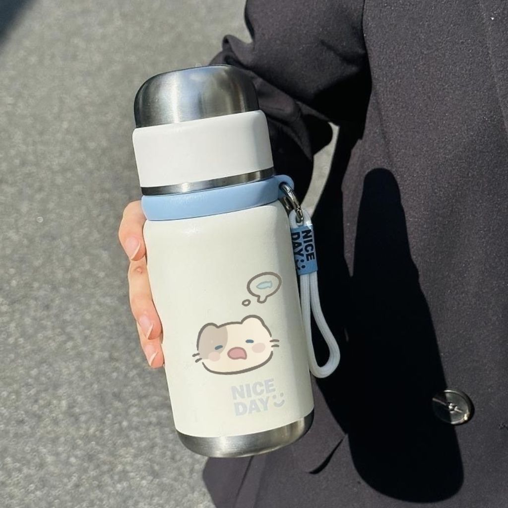 316 stainless steel girls' high appearance level insulated cup ins portable student simple style new covered cup for home use Specification drawing