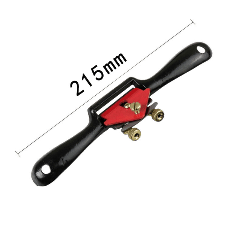 Woodworking planer, iron planer, double-wire trimming adjustable, hand-pushed cast iron woodworking planer, trimming iron handle planer with blade Item Picture
