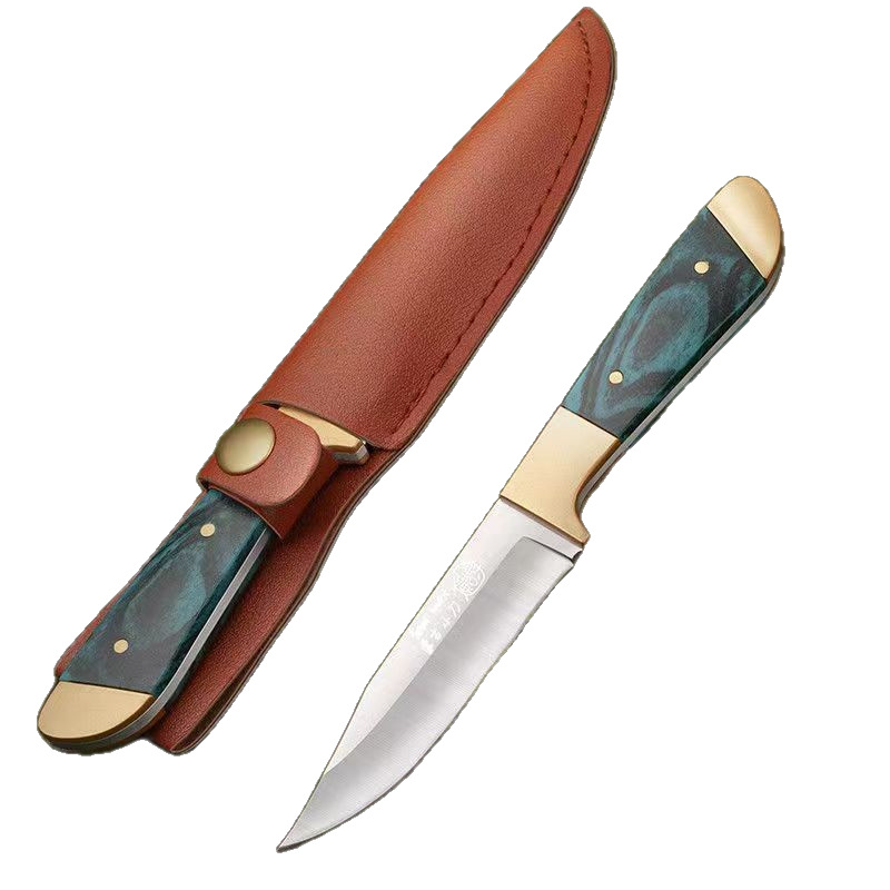 Inner Mongolia hand-held meat knife, household meat cutting knife, sharp mini fruit knife, meat cutting table knife, outdoor camping knife Item Picture