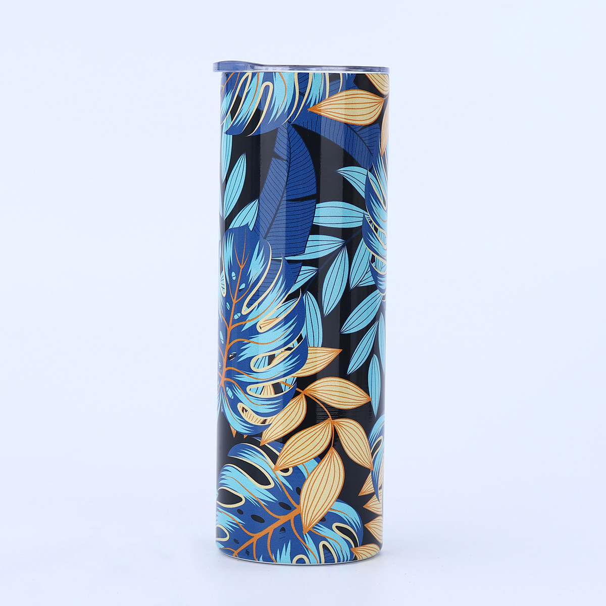 3D printed 304 stainless steel insulated cup, double-layer vacuum 20ozUV color printed straight cup, portable car cup Specification drawing