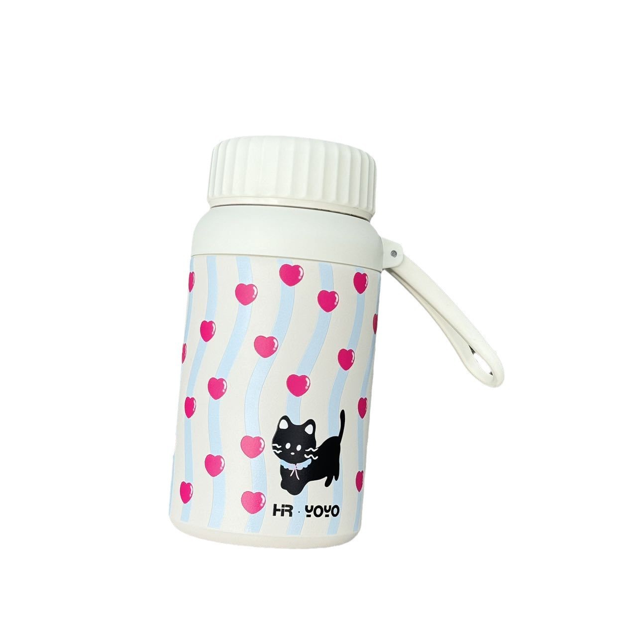 Large-capacity insulated cup for girls, high appearance level 2024 new model 304 stainless steel straw cup, portable student water cup Item Picture