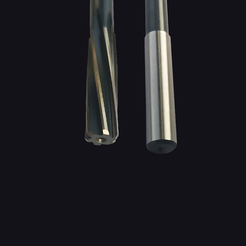 ✅ high-speed steel white steel machine spiral reamer straight slot mobile phone dual-purpose straight handle extended reamer high-precision non-standard English Application Scenario