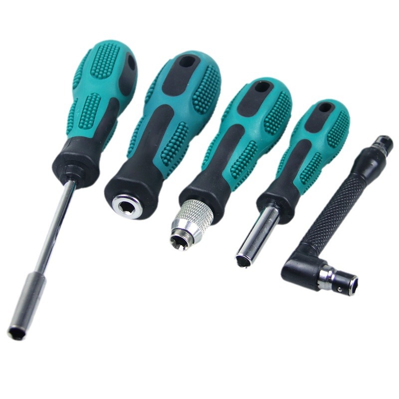 6.35 Screwdriver handle 1/4 screwdriver multi-purpose socket quick release quick Change screwdriver bit, screwdriver screwdriver taper adapter rod Item Picture