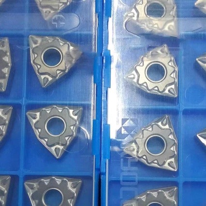 Kyocera Metal Ceramic peach-shaped CNC turning inserts WNMG080404 080408-HQ TN60 for steel parts details Picture