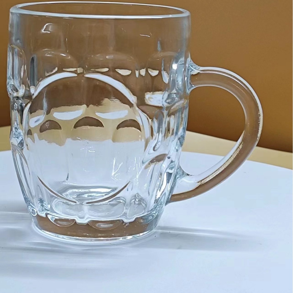 Wholesale of green apple and pineapple cups, juice cups, milk tea cups, beer mugs, draft beer cups and glass cups with printed logos full figure