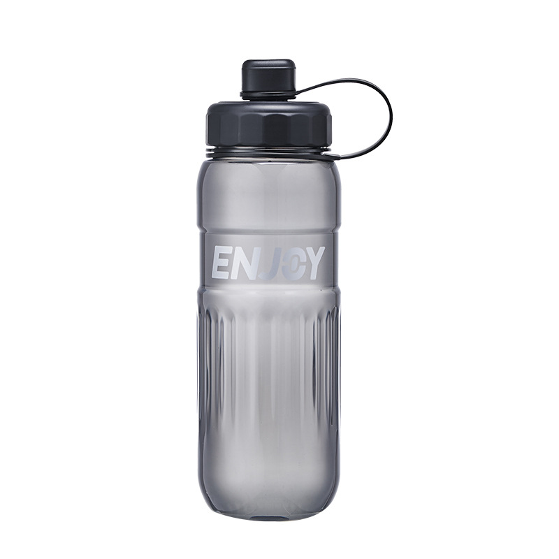 Fuxing large-capacity fitness sports water bottle, plastic cup with high appearance level, men's water cup, portable anti-drop transparent space cup Item Picture