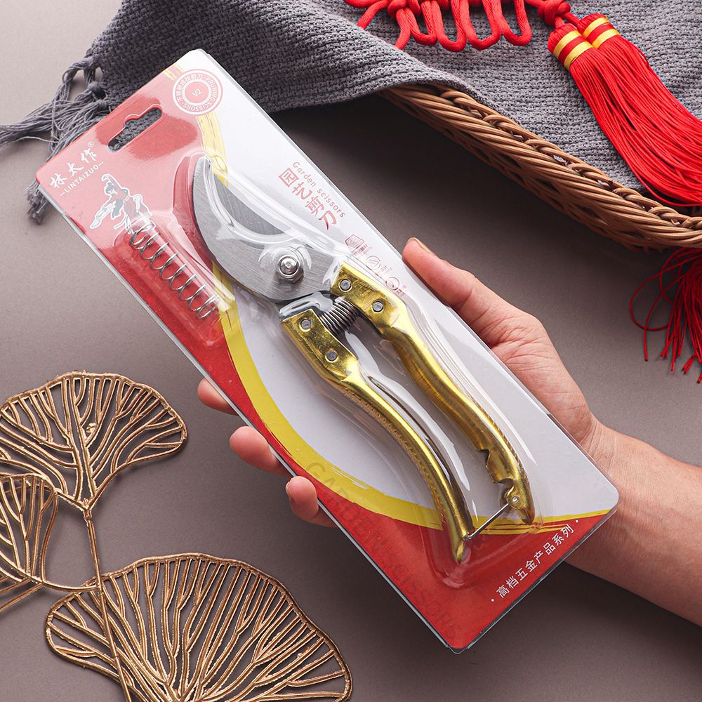 Lin Taizuo brand's ultra-high-end customized hard card pruning, fruit-picking, potted plant, garden, horticulture, grafting and floral art scissors Application Scenario