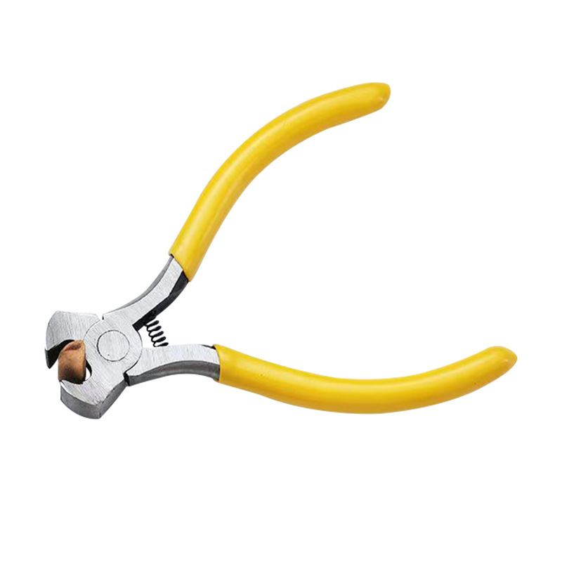 The manufacturer wholesals 5-inch yellow top-cutting pliers, pine nut pliers, zipper pliers, 125mm, 80g carbon steel pliers with diverse functions Item Picture
