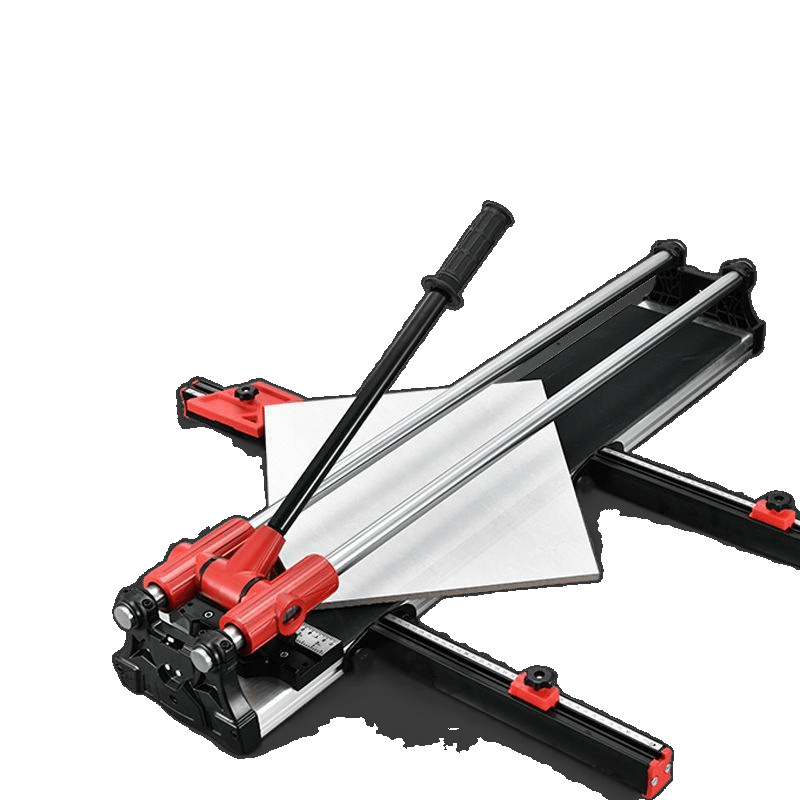 Manual tile cutting machine, floor tile push knife, hand push machine, aluminum alloy double-track double-rod tile cutting knife, high-precision cutting knife Item Picture