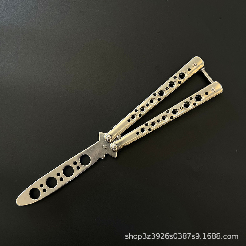 Factory wholesale Y46 butterfly training knife swinging practice comb knife swinging practice tool unsharpened butterfly knife practice undefined