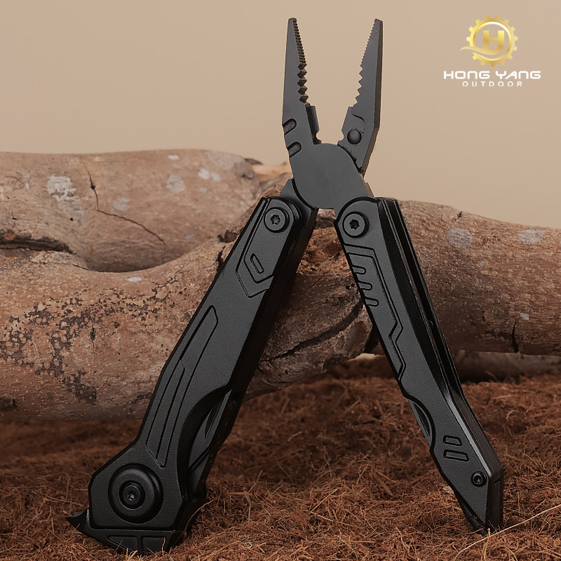 Stainless steel multi-functional knives, outdoor portable folding tool pliers, multi-purpose outdoor knives, hardware tools manufacturer wholesale Specification drawing