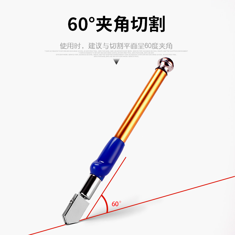 Professional diamond thick glass cutting tool, household tile knife, hand-held glass knife, special knife for cutting glass Application Scenario