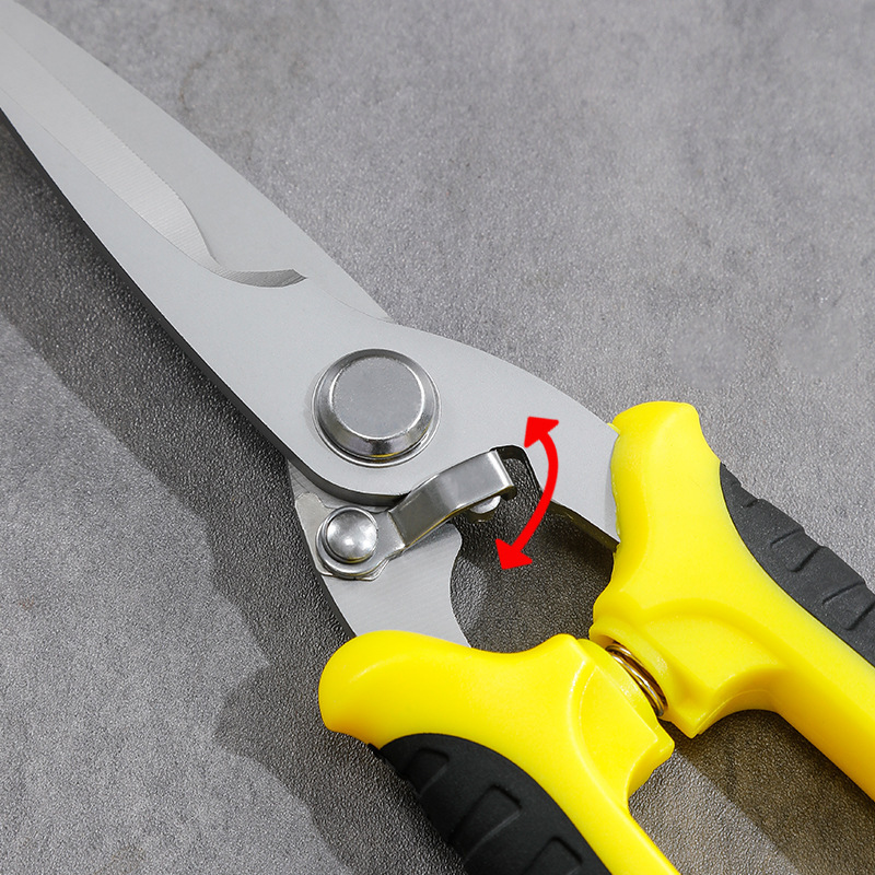 Iron sheet scissors, industrial multi-functional scissors, keel integrated ceiling aluminum panel special scissors, wire electrician scissors. Super cost-effective details Picture