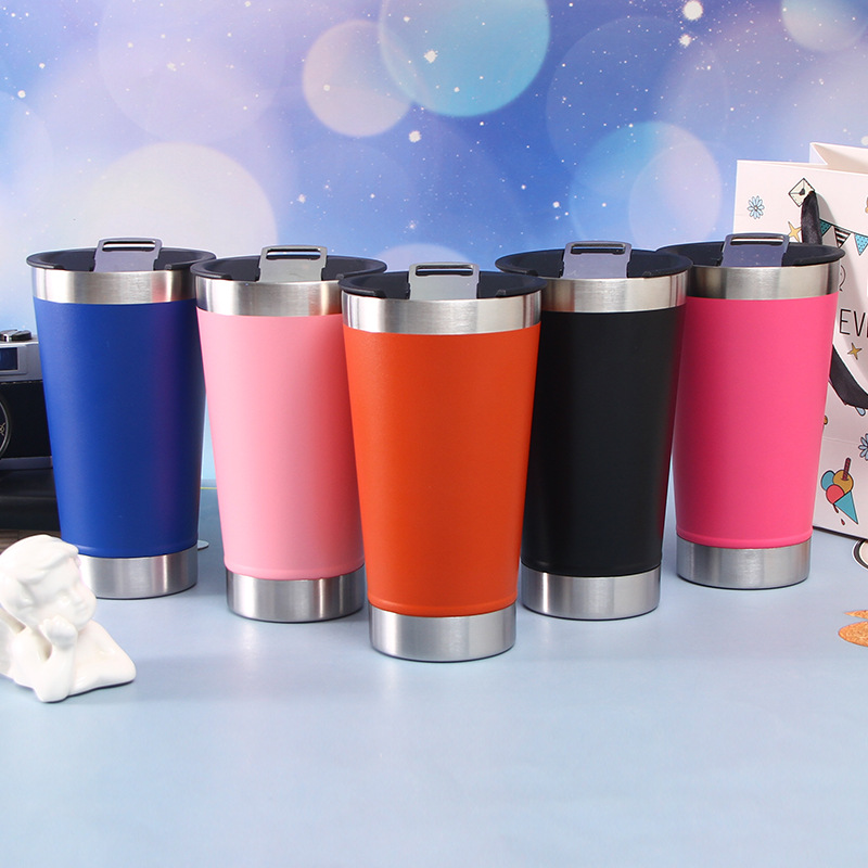 Cross-border exclusive supply of 304 stainless steel beer mugs, large-capacity insulated and chilled ice cups, bottle openers, and car cups wholesale details Picture