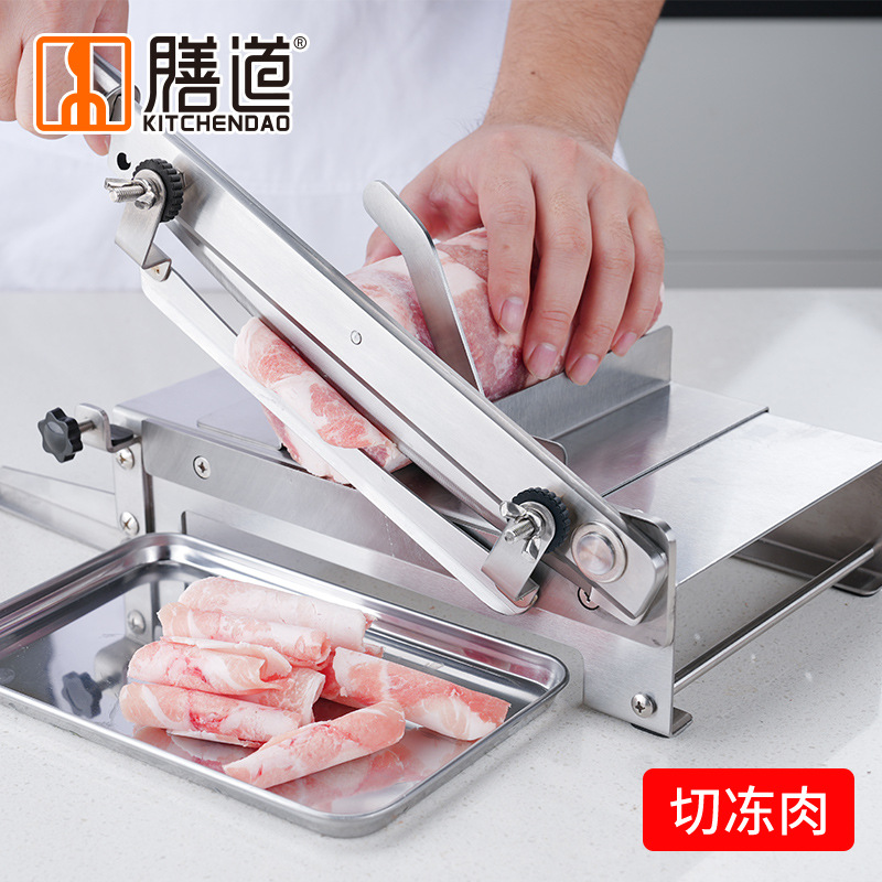 Guillotine knife for household bone cutting, commercial chicken and duck rib cutting, medicinal herb slicing machine, bone cutting machine Application Scenario