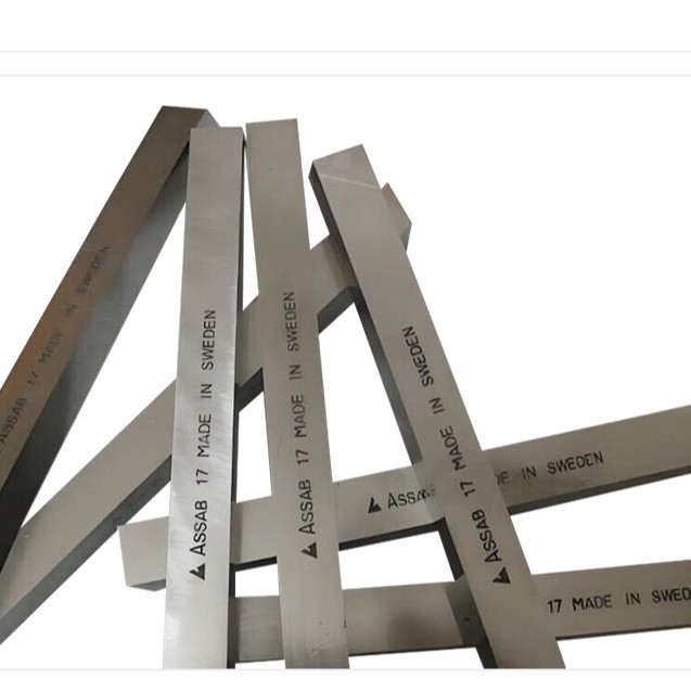 HSS white steel knife 3A white steel knife blade M42 white steel knife plate M35 white steel knife bar ASSAB17 white steel knife blade Specification drawing