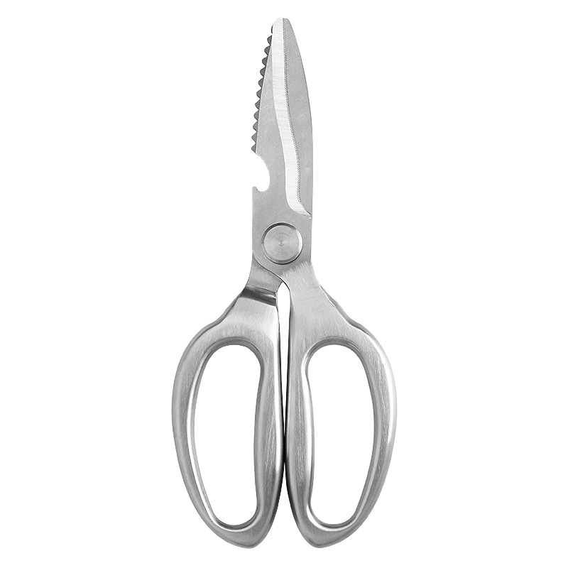 German kitchen scissors, all-steel, multi-functional, powerful chicken bone scissors, special scissors for killing fish and barbecuing meat Item Picture