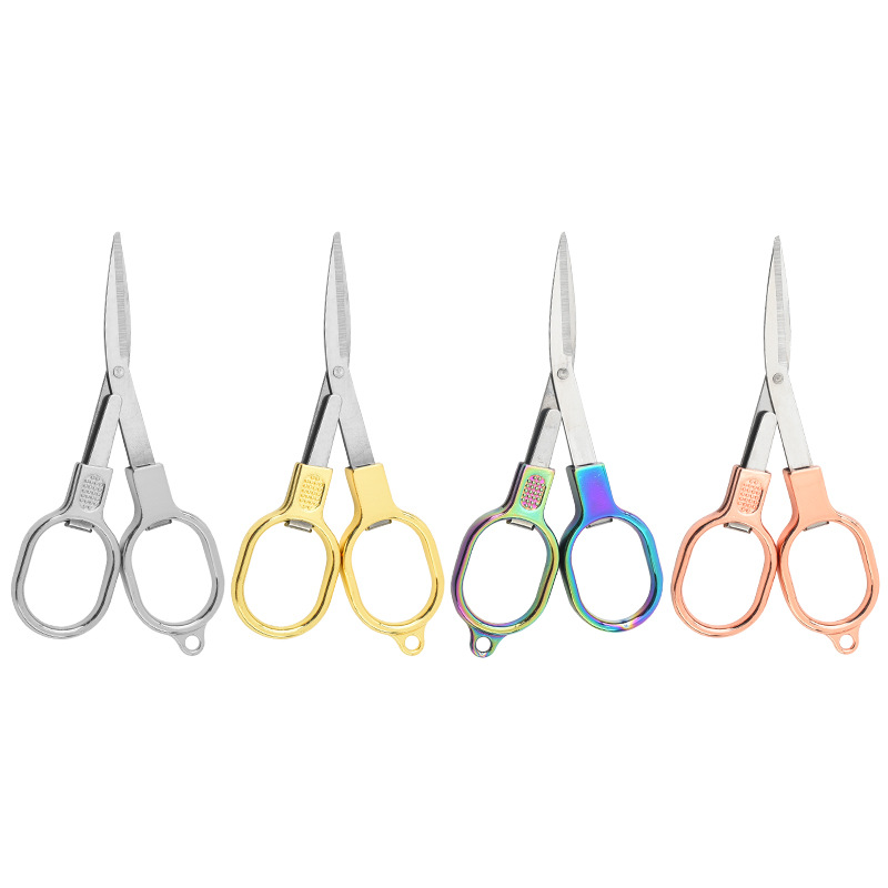The manufacturer has outdoor titanium-coated folding scissors, fishing scissors, fishing line scissors and 8-shaped scissors in stock Item Picture