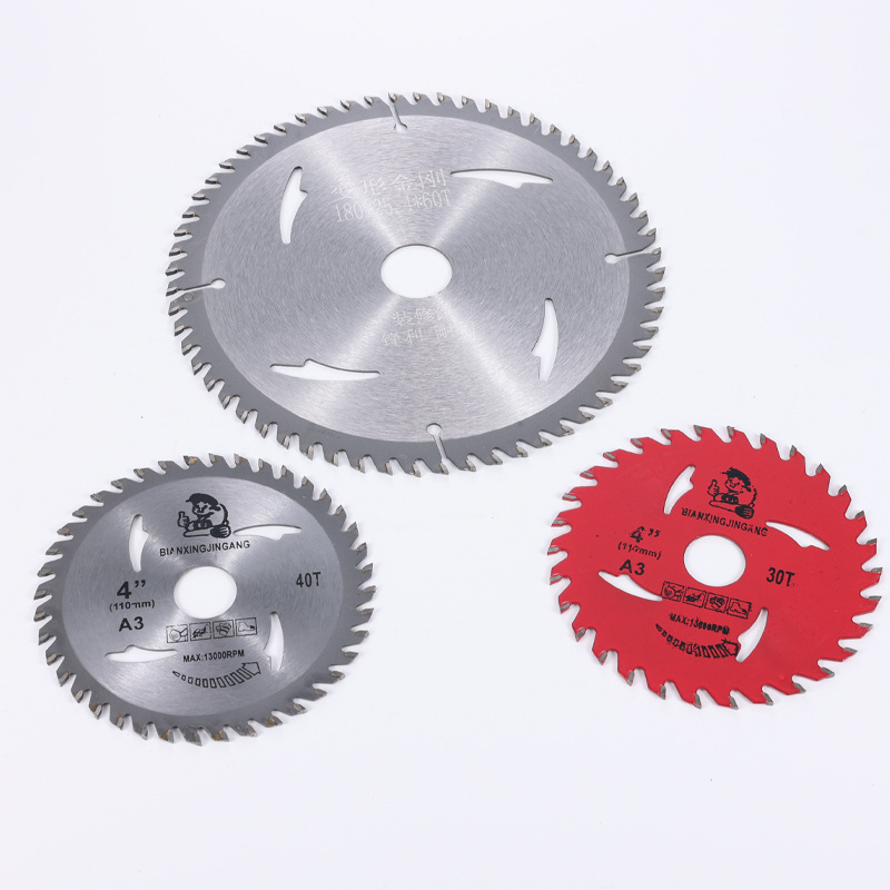 Wholesale 4-inch - 14-inch woodworking alloy saw blades, hard alloy cutting blades, woodworking saw blades, wood boards details Picture