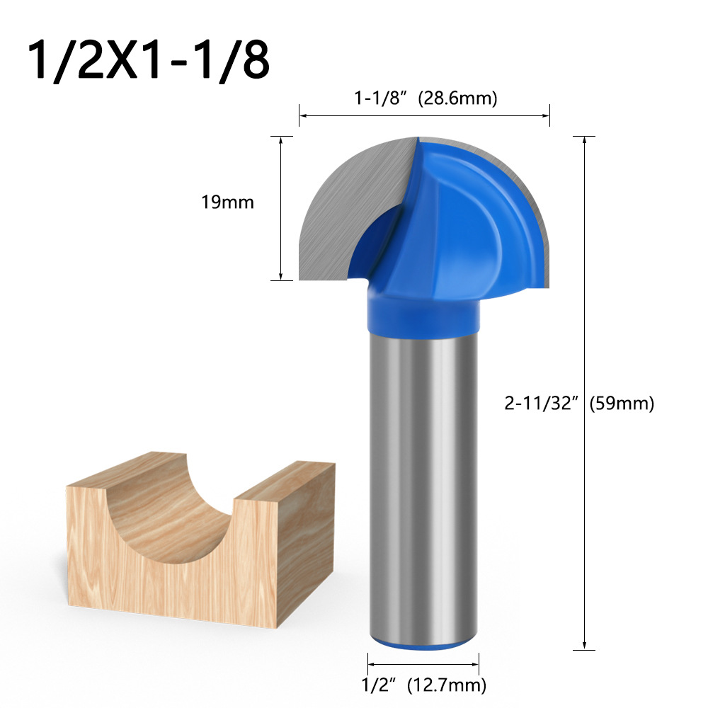 1/2, 12-piece round-bottom knife, woodworking semi-circular relief knife, round-bottom lace knife, round-head knife, engraving machine ball knife undefined