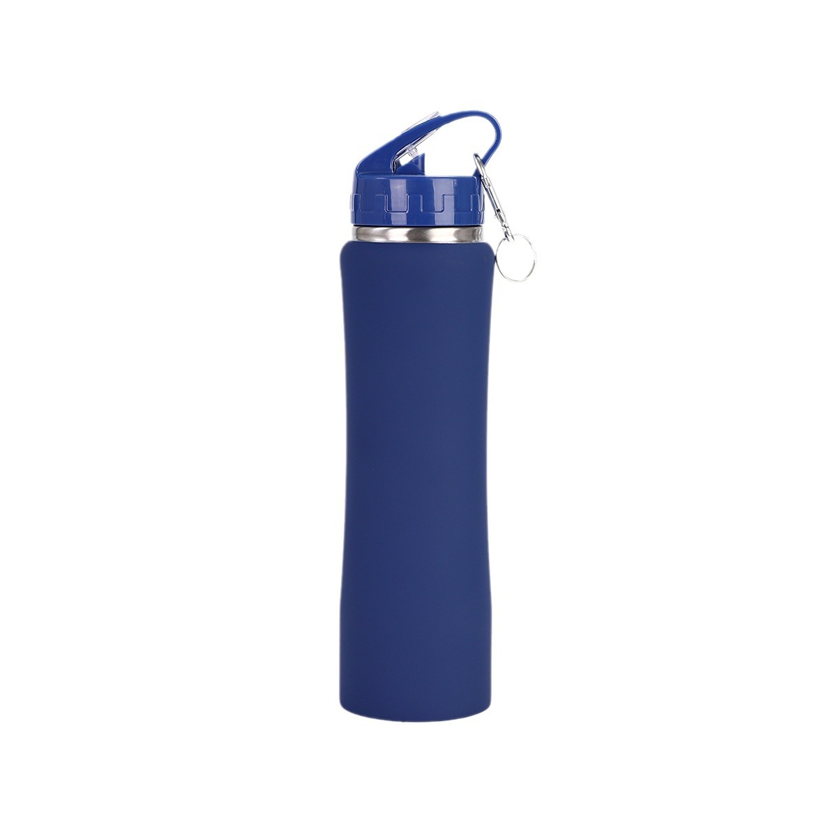 Cross-border European and American 304 stainless steel insulated cup, outdoor mountaineering sports water bottle, large-capacity waist-shaped cup, handle water cup Item Picture