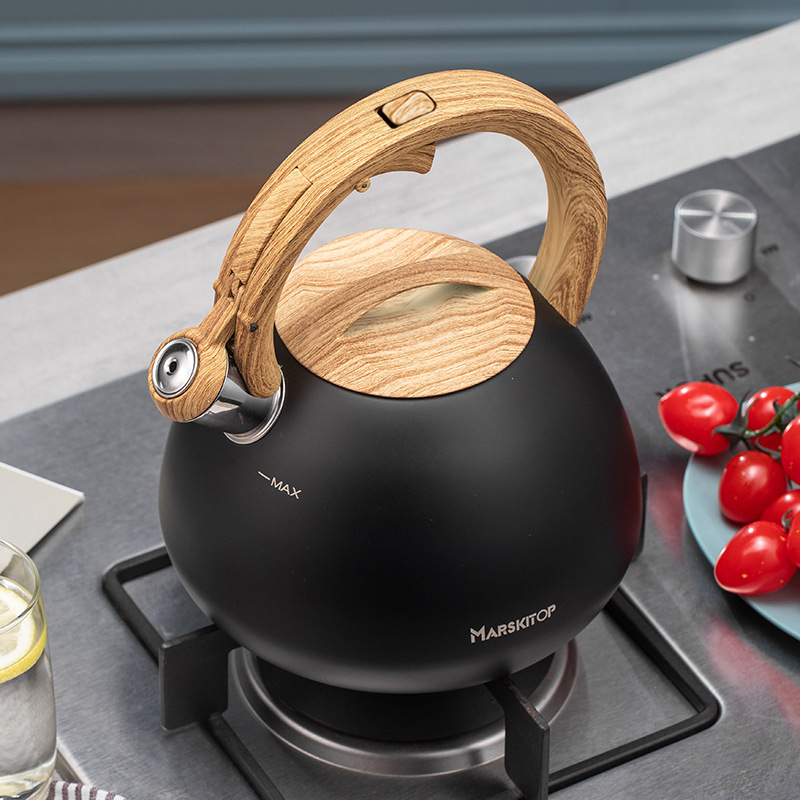 Cross-border wholesale of household gas stoves, induction cookers, stainless steel whistling gas kettles, commercial whistling kettle products full figure