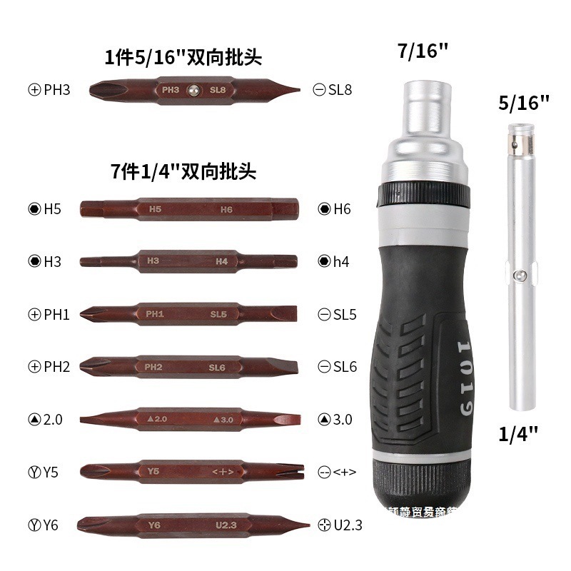 Valley Screwdriver Household Set Tools 19-in-1 multi-functional Ratchet Cross Hexagonal Screwdriver Others Application Scenario
