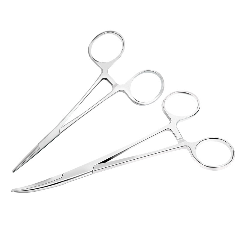Medical hemostatic forceps, surgical forceps, stainless steel pet-specific hair removal medical devices, clips, needle holders, forceps, suturing Item Picture
