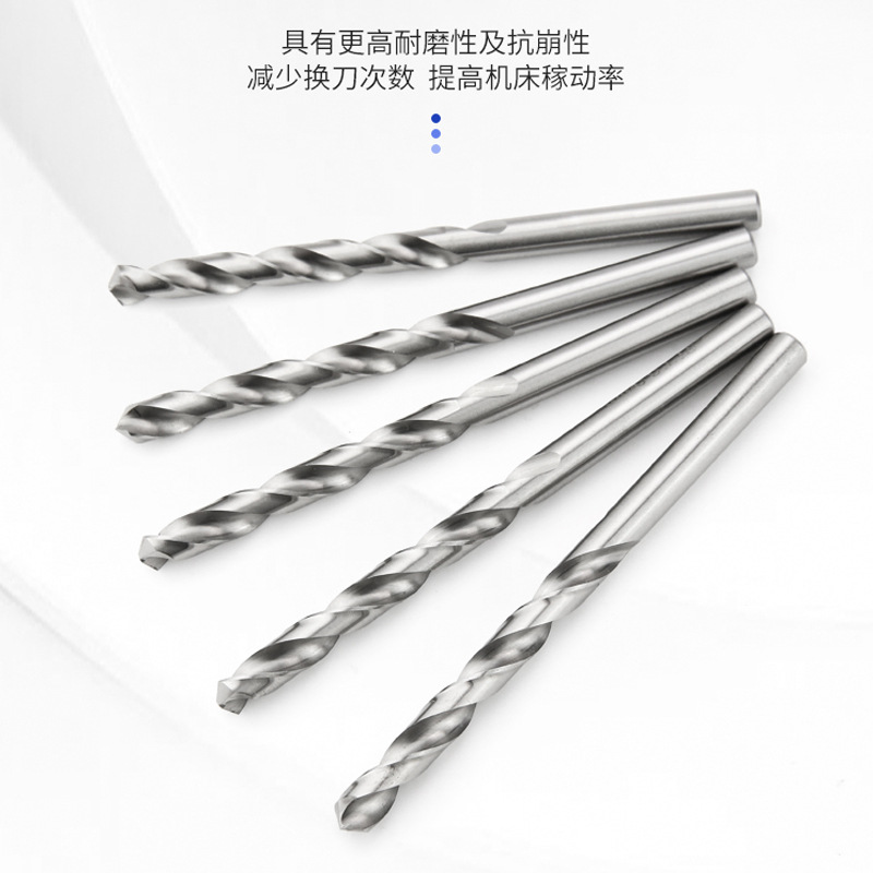 M2 Full grinding HSS sharp steel drill bit, high-speed steel white drilling drill bit, straight shank twist drill, metal processing aluminum alloy Application Scenario