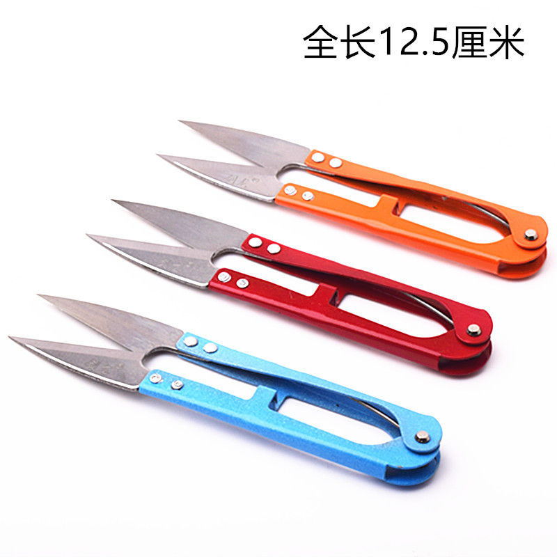 Large sword dragon yarn scissors, small thread scissors, cross-stitch scissors, industrial household small scissors, spring trimming scissors Specification drawing