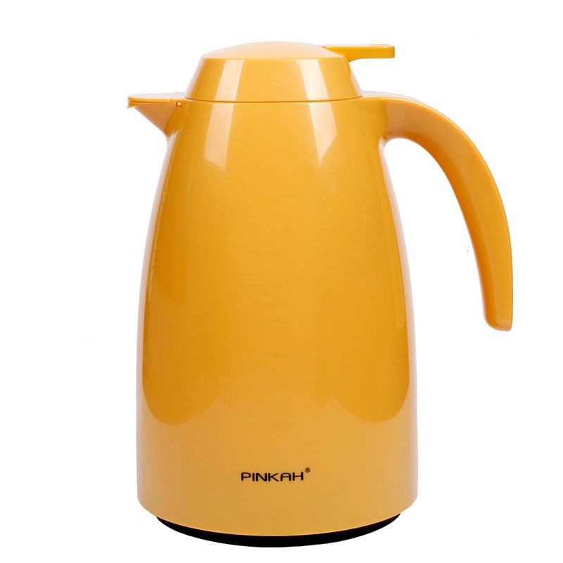 Pinjia Jiapin 1.5L European-style home thermos flask with glass inner liner, large-capacity household thermos flask with thermometer Item Picture