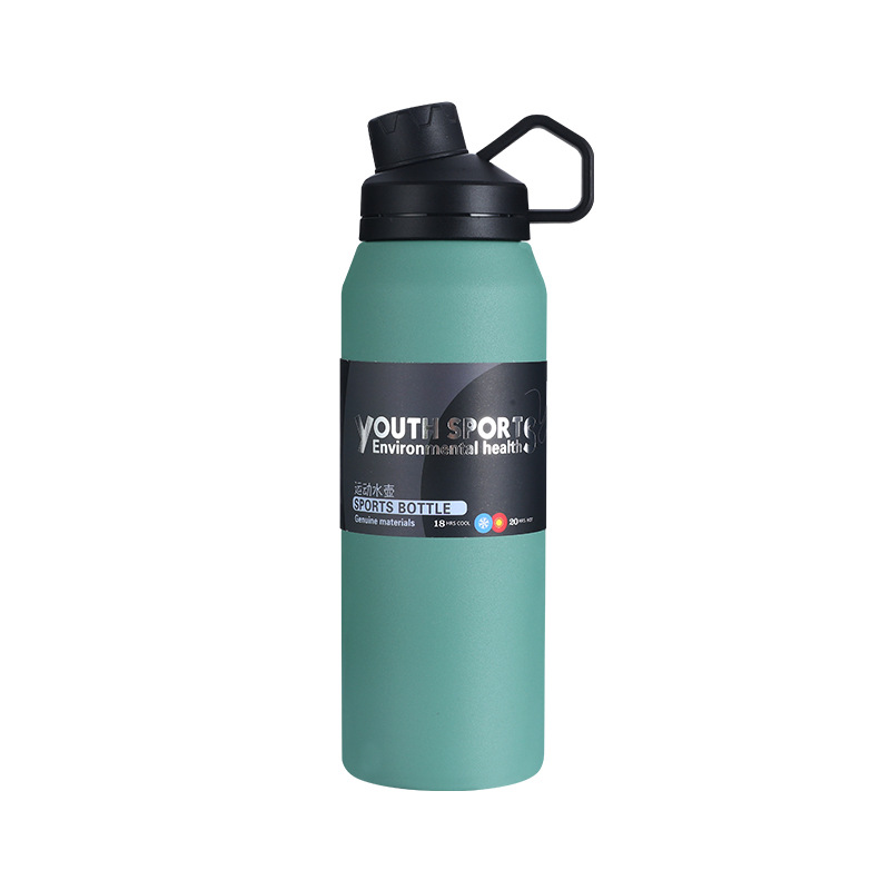 Large-capacity insulated cup for sports, dormitory travel, car water bottle, portable and can be carried, insulated and cold water cup, portable Item Picture