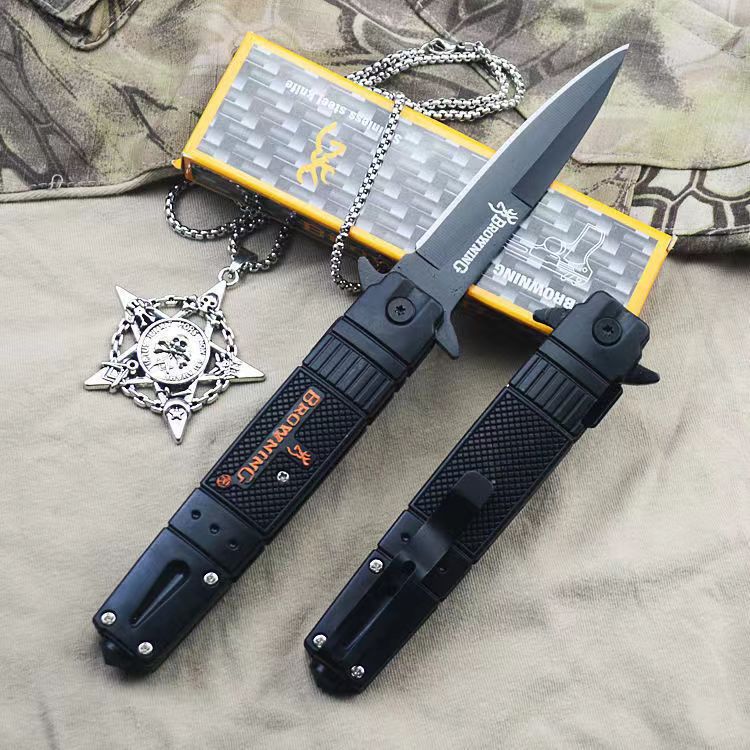 Self-defense knife, folding knife, portable, high-hardness, sharp fruit knife, small outdoor knife, fishing supplies, folding knife details Picture