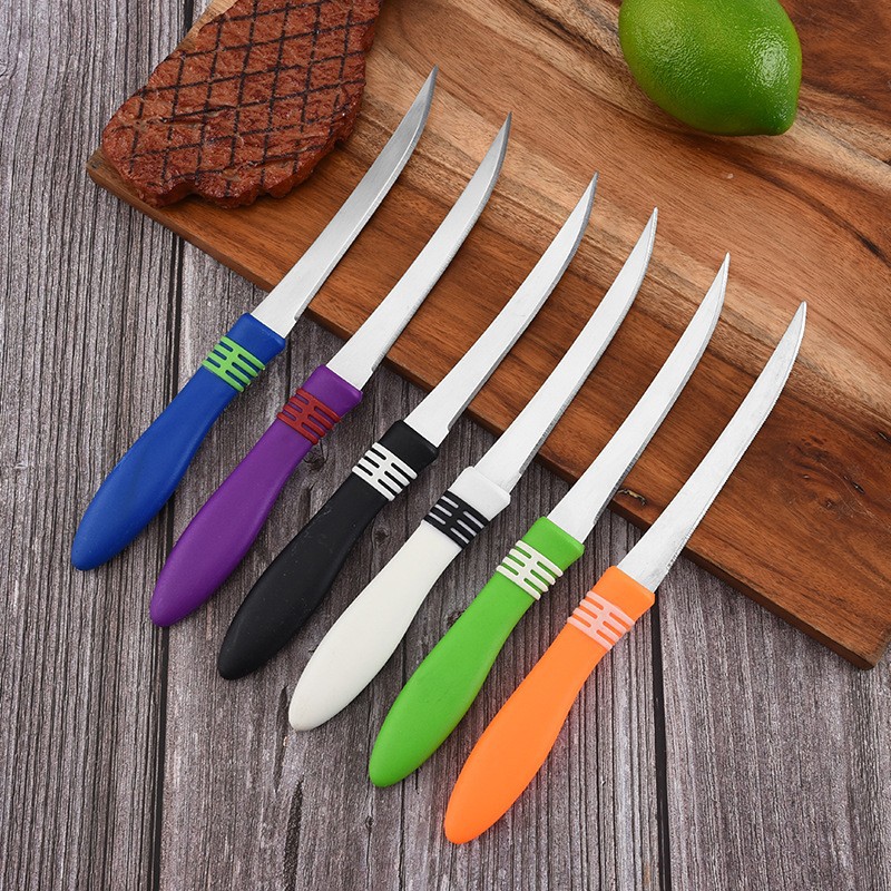 Stainless steel steak knife, dessert knife, kitchen Western tableware, steak knife, pork chop knife Application Scenario