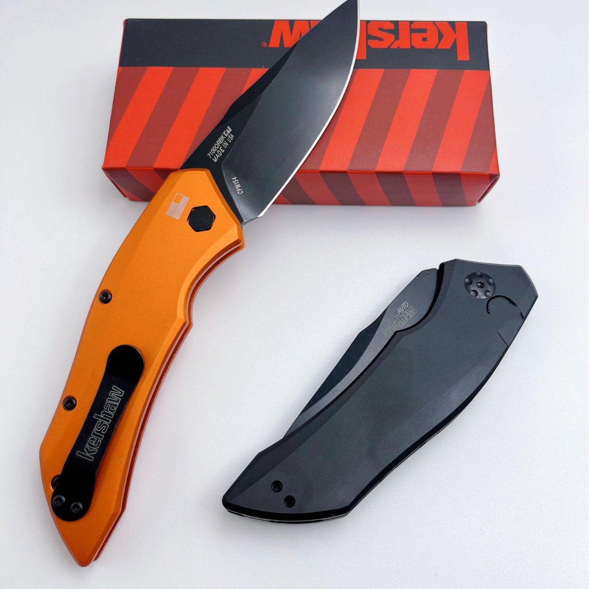 In-stock Kashiu 7100 high-hardness outdoor folding knife details Picture