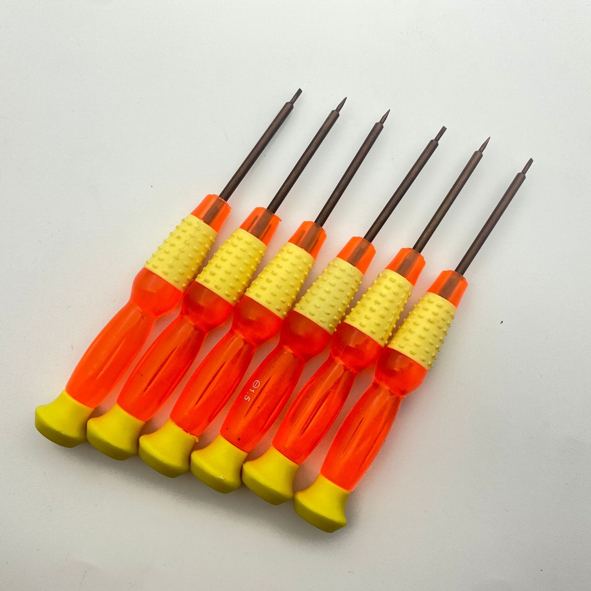Telecommunication maintenance disassembly 1.5mm cross 2.0mm straight 0.8 five-pointed star crystal gourd screwdriver full figure