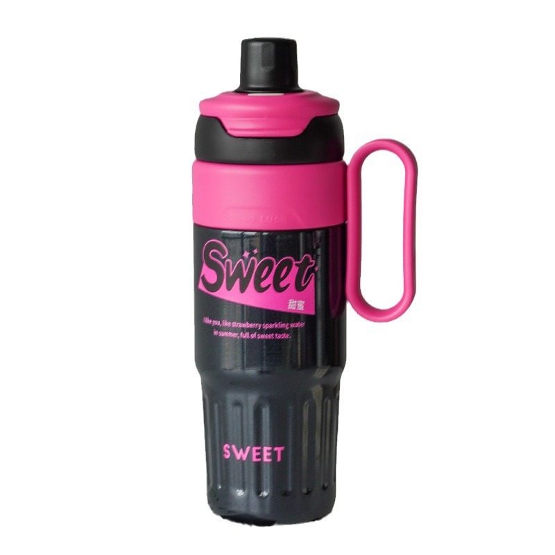The new winter internet-famous ice King insulated cup has a high appearance level. It is a double-drinking flower tea stainless steel office water cup and a car-carrying cup Item Picture