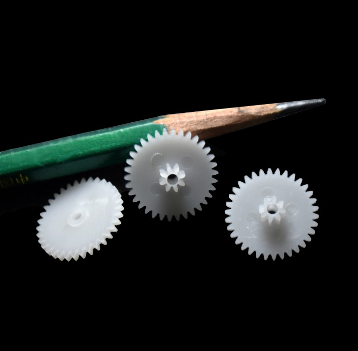 0.5 module 34-tooth double-layer gears 34082b, 34092b, 34102b, 34122b double row and double row reduction teeth full figure