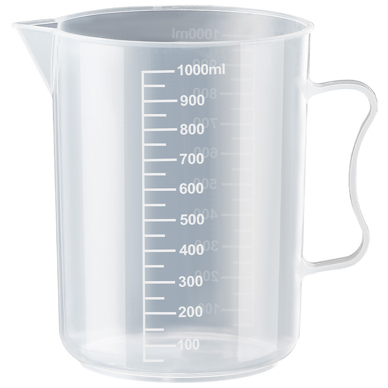 Measuring cup with scale, plastic measuring bucket specially designed for milk tea shops, food-grade, household baking, 5000ml large capacity, commercial Item Picture