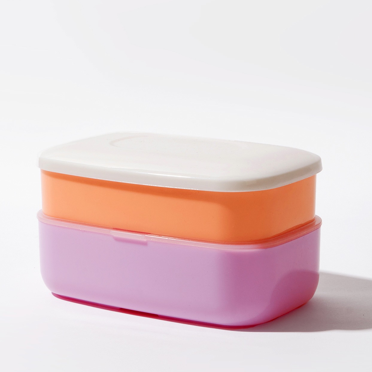 Double-layer bento box, European and American ins light food, children's dessert, bread, lunch box, cross-border student new food Item Picture
