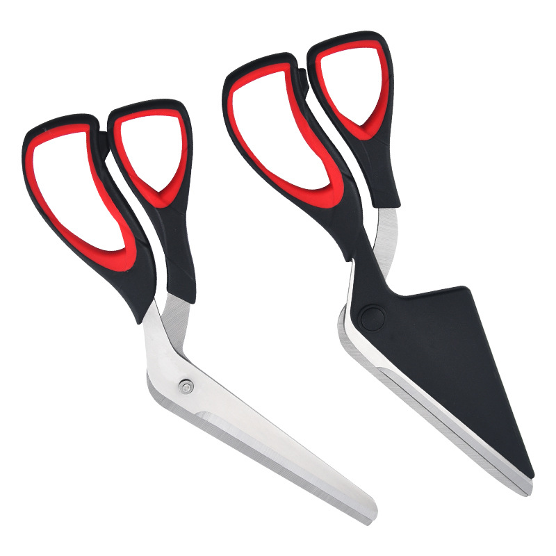 Factory wholesale pizza scissors, barbecue scissors, household kitchen scissors, stainless steel detachable scissors, baking tools, food scissors undefined