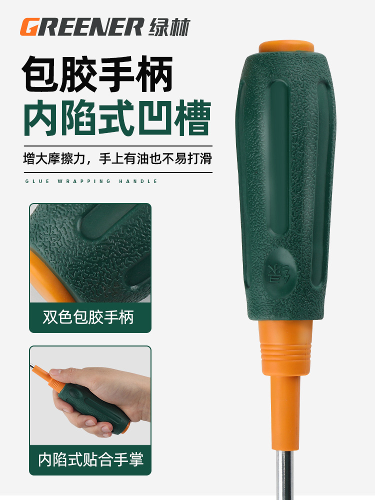Green Forest Triangular Screwdriver Set, U-shaped and Y-shaped screwdriver socket, triangular screwdriver, inner cross-shaped screwdriver Item Picture