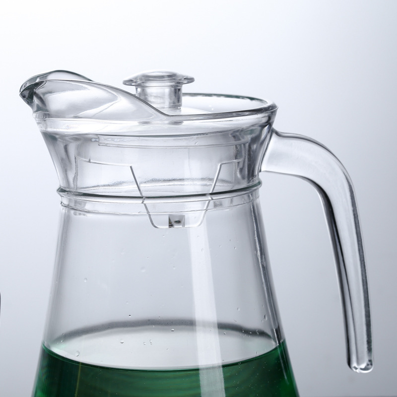 Duckbill kettle, heat-resistant Nordic striped glass kettle, brewing kettle, cooling kettle, juice and beverage kettle, draft beer kettle, wine divider kettle Specification drawing