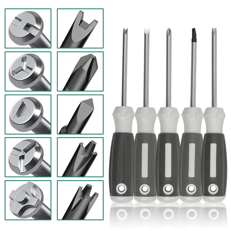 Factory wholesale triangular screwdrivers, U-shaped and Y-shaped, inner cross, power strip, socket screws, screwdrivers, special shapes details Picture