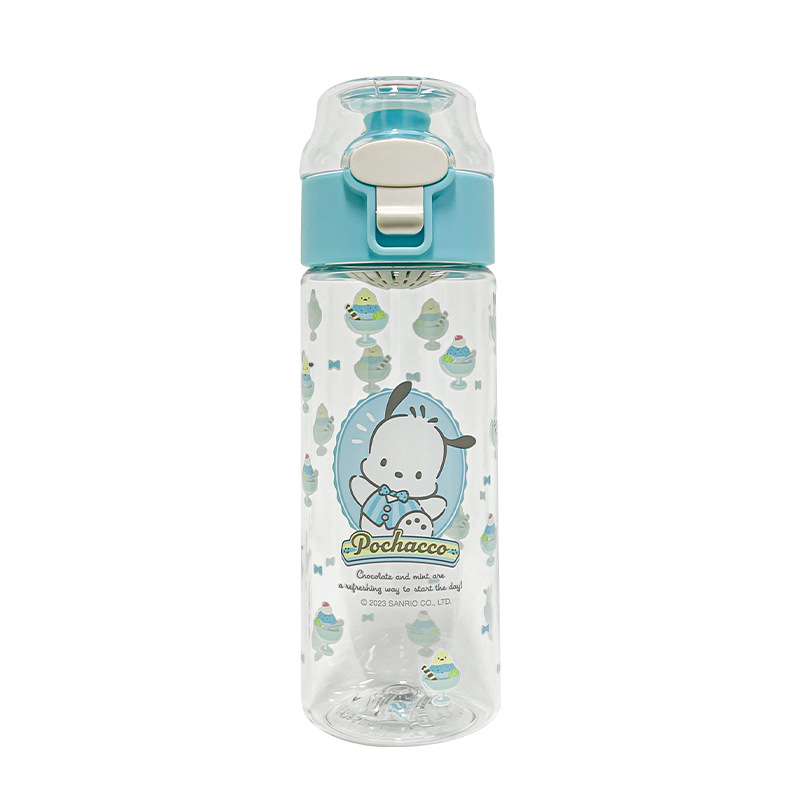 Sanrio's officially authorized plastic cup, tritan, is a large-capacity sports water cup with a portable lid and tea strapping Item Picture