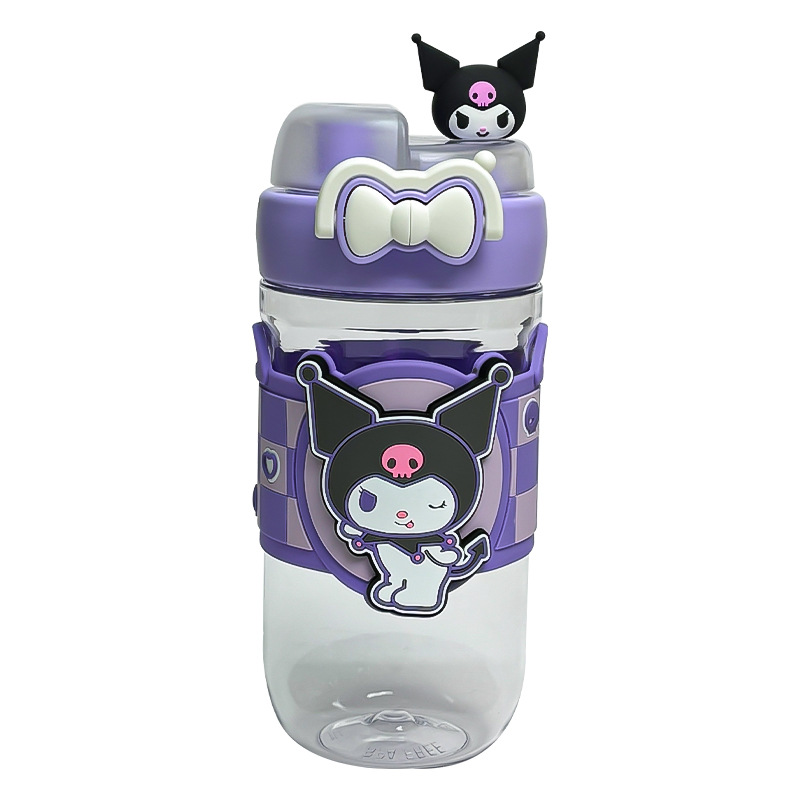 Sanrio officially authorized children's water cup, cute Tritan double-drinking cup, large capacity, convenient carrying plastic cup Application Scenario