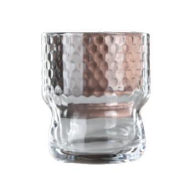【 Factory Direct Sales 】 Simple polka dot water cups, creative drink cups, milk cups, thickened glass water cups with LOGO printing Item Picture