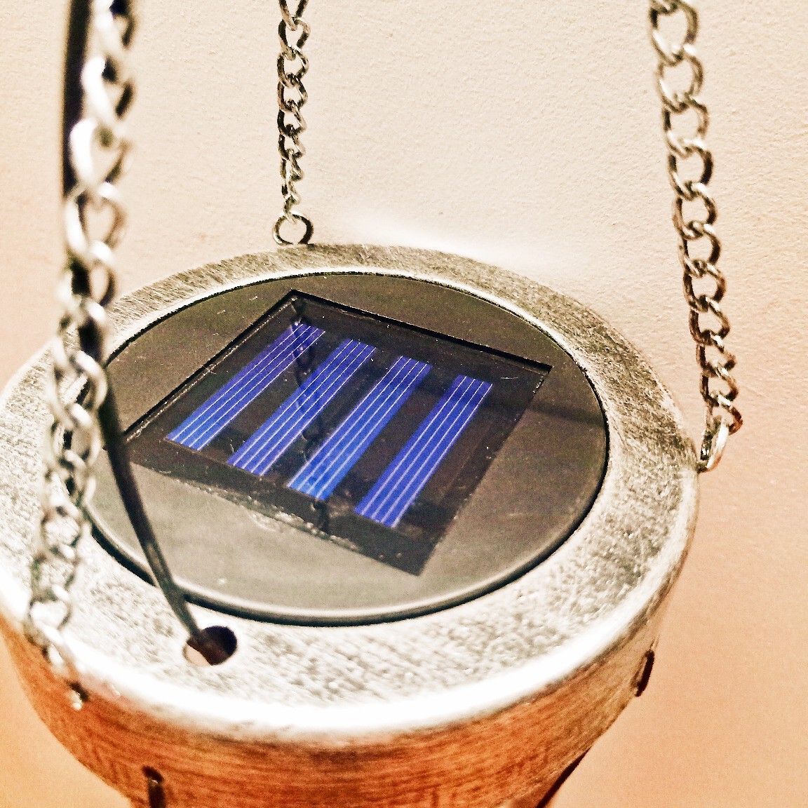 Amazon's new ironwork led solar energy sun moon wind bell pendant is in stock at the factory Specification drawing