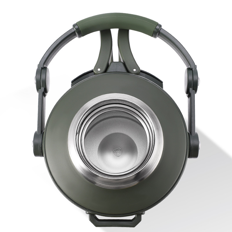 Wholesale of outdoor travel handle kettles, large-capacity insulated kettles, 316 stainless steel water kettles, cold and heat preservation all-steel water cups details Picture