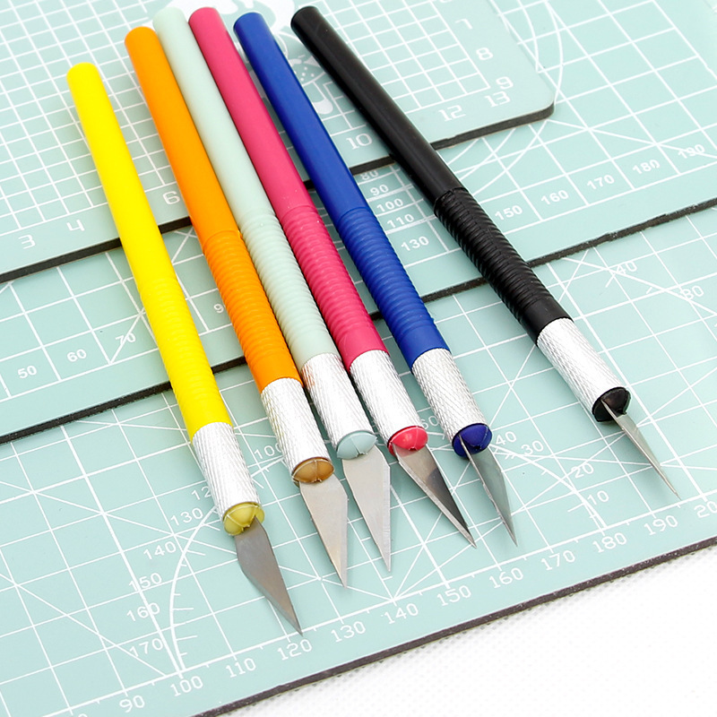 Tang's rubber stamp engraving knife, mobile phone film engraving knife, pen knife, student's hand-held journal, art knife, paper-cutting one blade details Picture